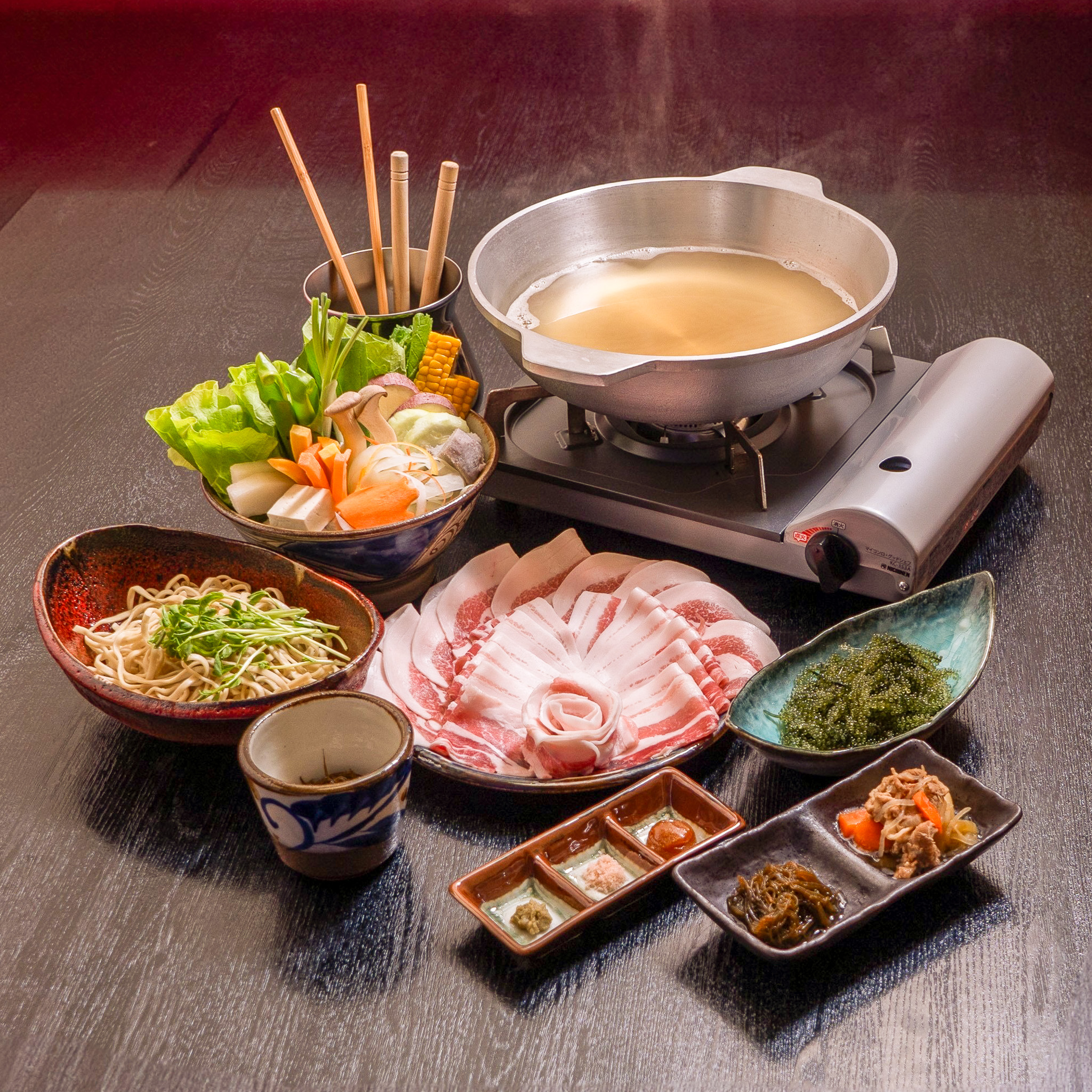 純血統うるまアグー特選しゃぶしゃぶコース